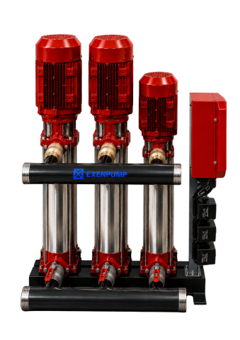 EXDP-Y 2/908-J210 (2x12m³/h-80mSS+2m³/h-90mSS) 2 Elektrik + 1 Jokey Yangın Hidroforu