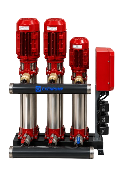 EXDP-Y 2/1508-J210 (2x21m³/h-70mSS+2m³/h-90mSS) 2 Elektrik + 1 Jokey Yangın Hidroforu