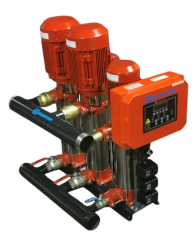 EXDP-Y 2/1508-J210 (2x21m³/h-70mSS+2m³/h-90mSS) 2 Elektrik + 1 Jokey Yangın Hidroforu