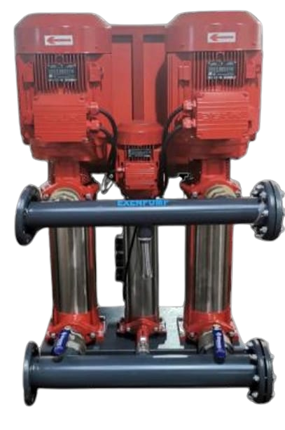EXDP-Y 2/4004-J208 (2x60m³/h-60mSS+2m³/h-70mSS) 2 Elektrik + 1 Jokey Yangın Hidroforu