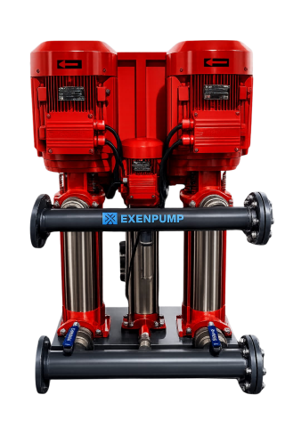 EXDP-Y 2/4006-J210 (2x60m³/h-80mSS+2m³/h-90mSS) 2 Elektrik + 1 Jokey Yangın Hidroforu
