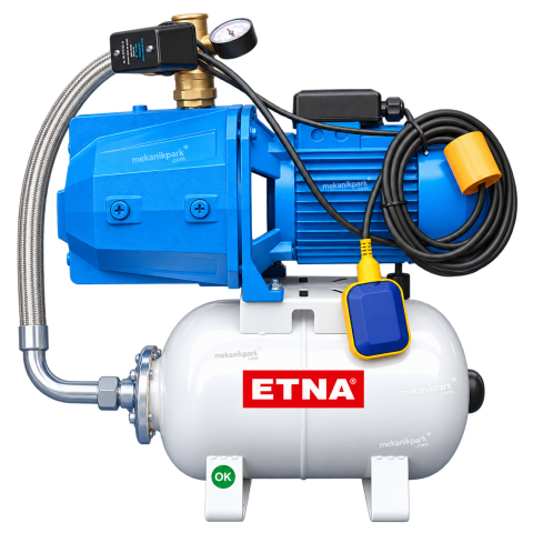 ETNA JET 100-24WS (4Kat-8Daire) - 24lt. Tanklı Kendinden Emişli Jet Hidrofor