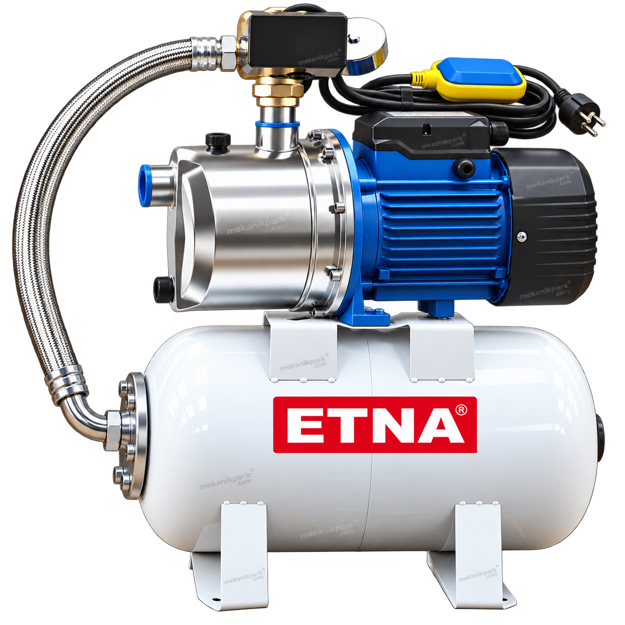 ETNA JET INOX 100-24WS (4Kat-4Daire) - 24lt. Tanklı Komple Paslanmaz Çelik Hidrofor