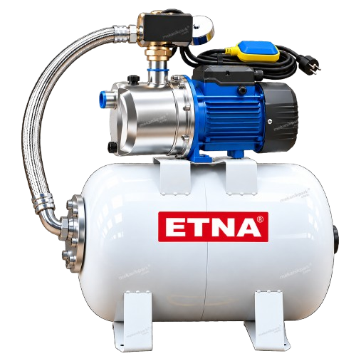 ETNA JET INOX 100-50WS (4Kat-4Daire) - 50lt. Tanklı Komple Paslanmaz Çelik Hidrofor