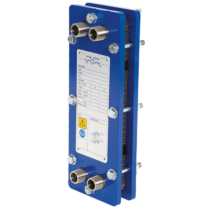 T2B FG BORULU 12 PLAKA NBRP EŞANJÖR (37.000 kcal/h - Havuz Isıtma)