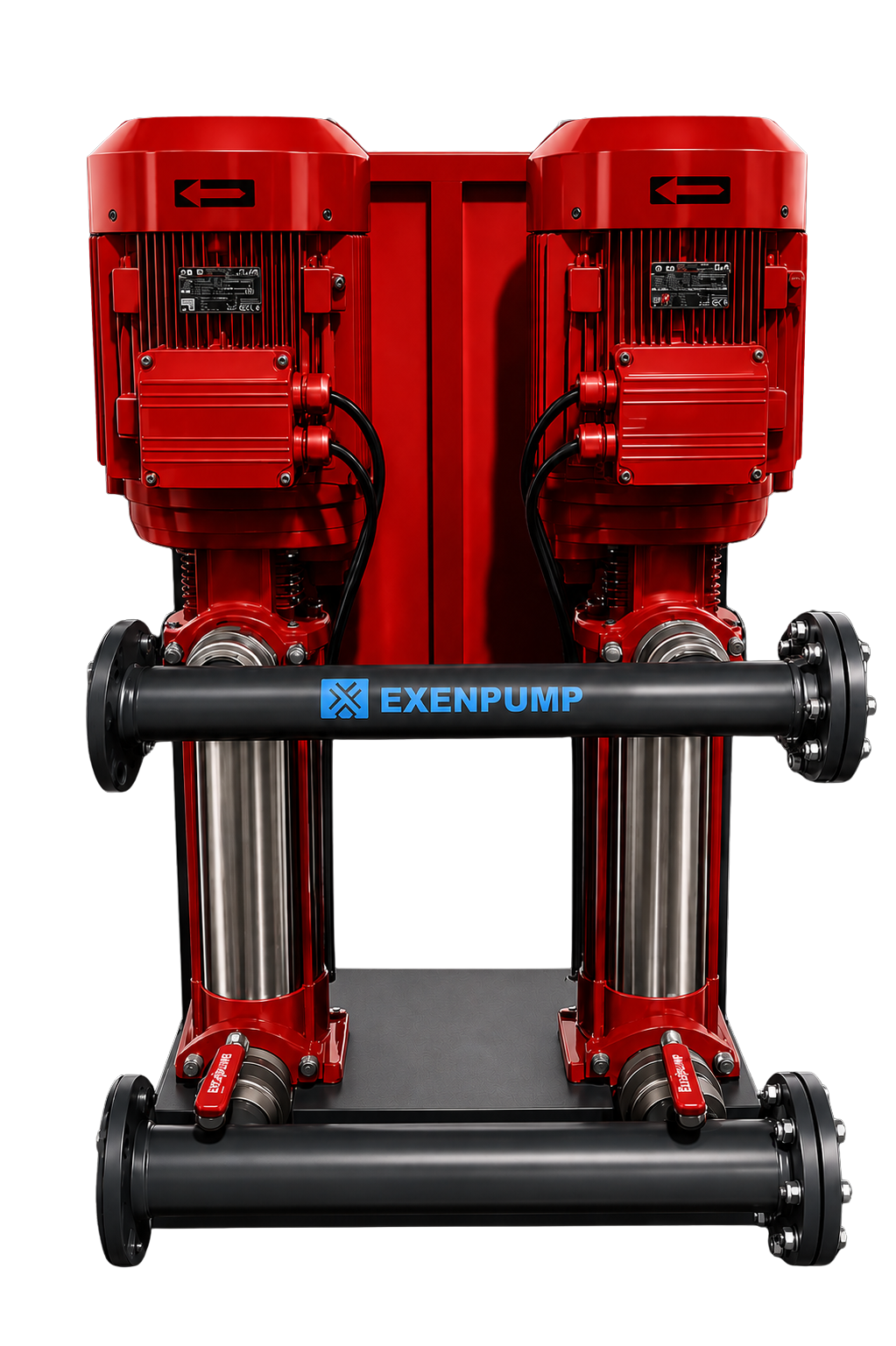 EXDP-Y 2/4004 İki Pompalı Yangın Hidroforu (2x60m³/h-60mSS)