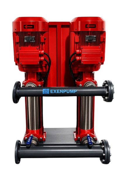 EXDP-Y 2/4007 İki Pompalı Yangın Hidroforu (2x60m³/h-120mSS)