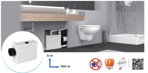 SANIPACK WC Öğütücü