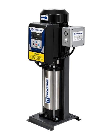 EXDP-FR 1/1510 - TEK POMPALI FREKANS KONVERTÖRLÜ HİDROFOR