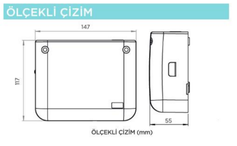 SANICONDENS DECO + Yoğuşma Suyu Tahliye Pompası
