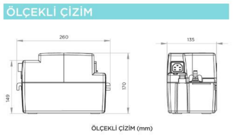 SANICONDENS ECO Yoğuşma Suyu Tahliye Pompası