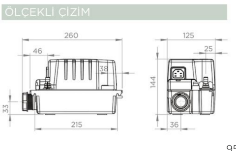 SANICONDENS CLIM MAXI Klima Yoğuşma Suyu Pompası