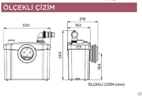 SANITOP WC Öğütücü