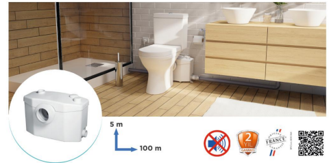 SANIPRO XR WC Öğütücü