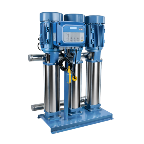 3 KO 10/9-40 Üç Pompalı Dik Milli Kullanma Suyu Hidroforu