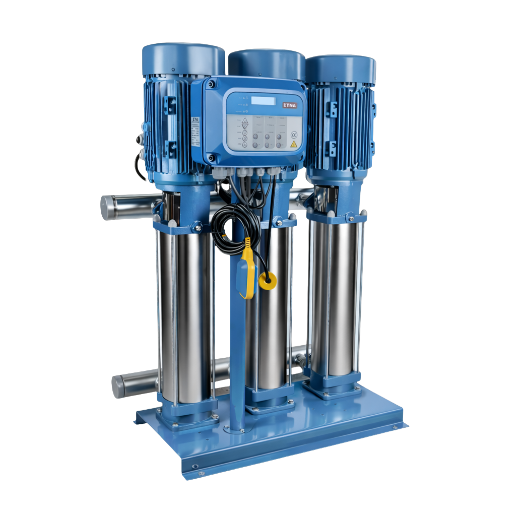 3 KO 15/8-55 Üç Pompalı Dik Milli Kullanma Suyu Hidroforu