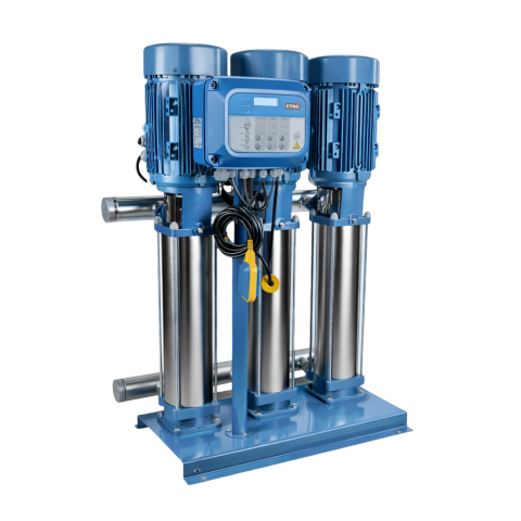3 KO 25/4-40 Üç Pompalı Dik Milli Kullanma Suyu Hidroforu