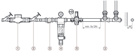 D06F-3/4A DN20 3/4″ Entegre Filtreli Basınç Düşürücü Vana