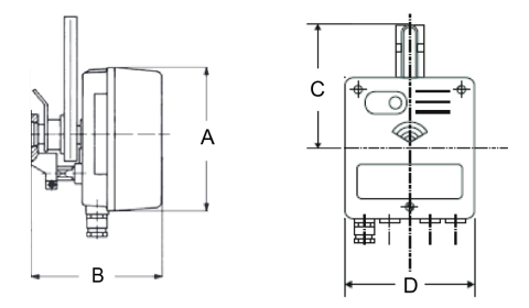 VMM30 30 Nm 230 V Üç Nokta Kontrollü Vana Motoru