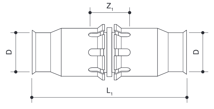 FRÄNKISCHE 88316100 teknik ölçülendirme çizimi