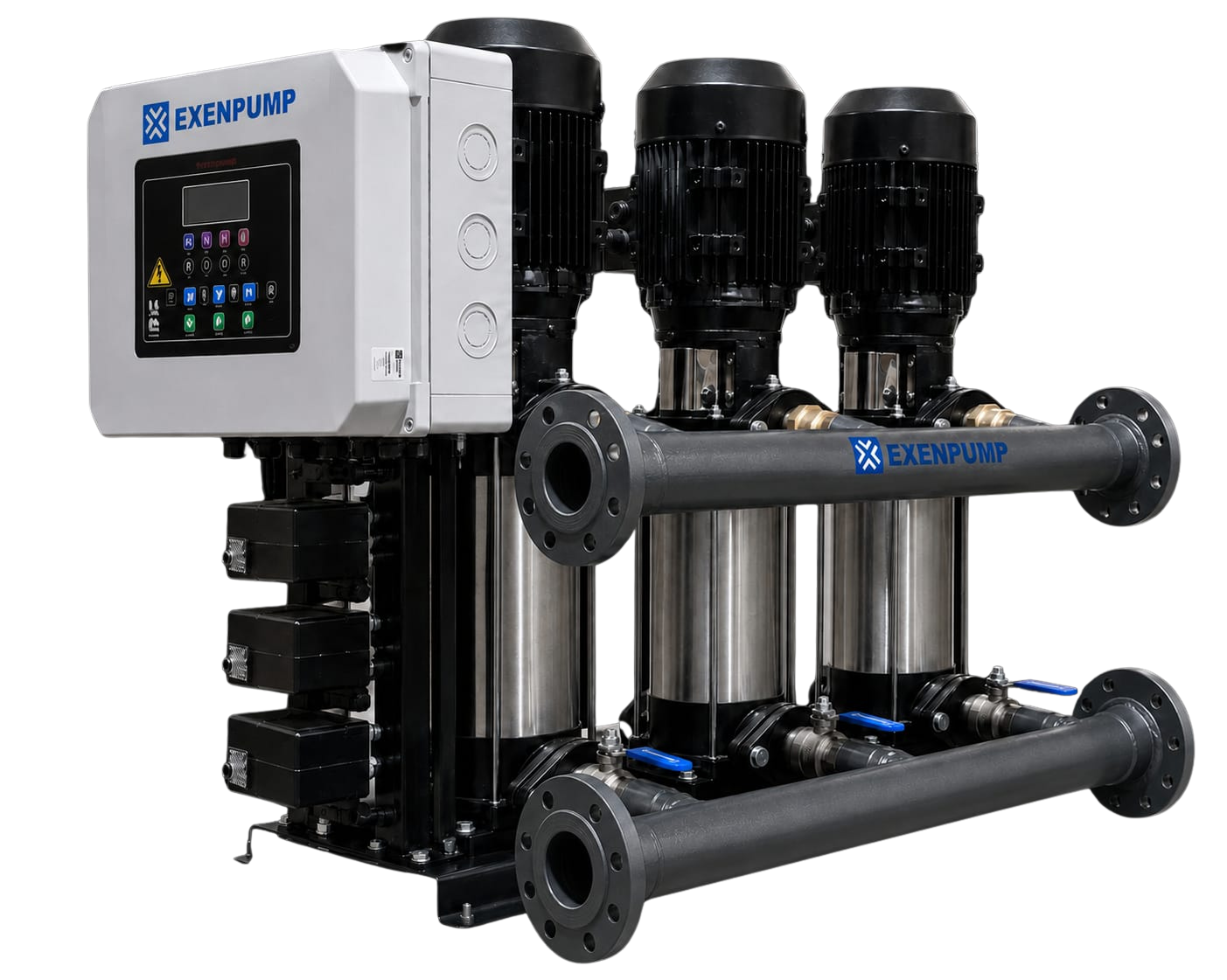 EXDP-K 3/1504 Üç Pompalı Hidrofor (8Kat-300Daire)