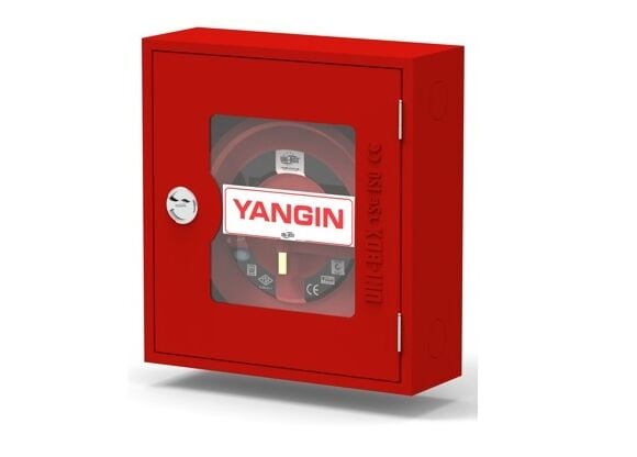 UB13 Sıva Altı Cam Kapaklı Yangın Dolabı (Tüp Gözsüz)