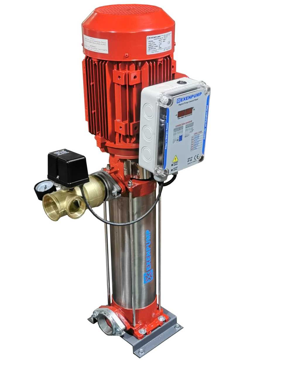 EXENPUMP | EXDP-Y 1/906 Tek Pompalı Yangın Hidroforu (12m³/h-60mSS)