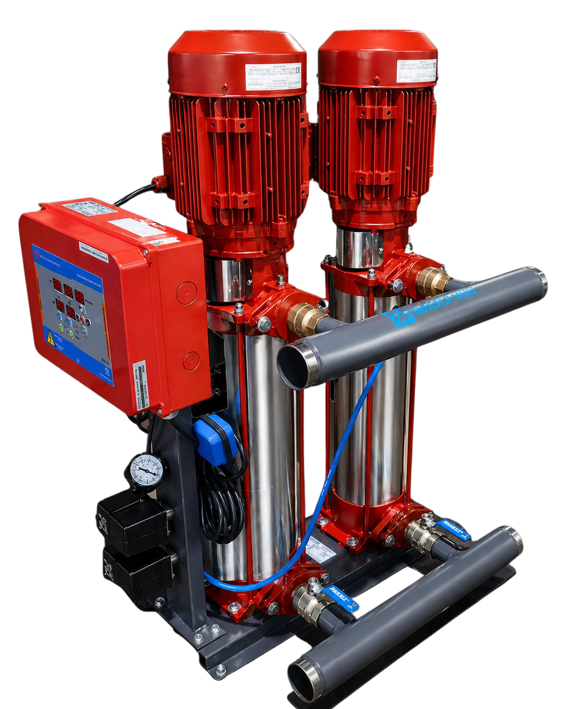 EXDP-Y 2/612 İki Pompalı Yangın Hidroforu (2x6m³/h-110mSS)