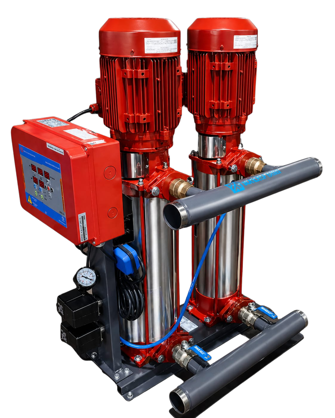 EXDP-Y 2/908 İki Pompalı Yangın Hidroforu (2x12m³/h-80mSS)