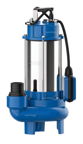 GV1500F (SVQ1500F) Döküm Gövdeli Dalgıç Tip Atık Su ve Foseptik Pompası (Flatörlü)