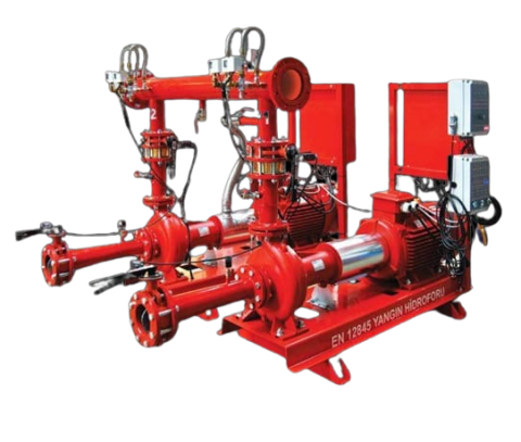 ETN YE-K 65/26-2-30 - 10-7 (70m³/h-70mSS) 2Elektrik+1Jokey TS EN 12845 Yangın Pompası Seti