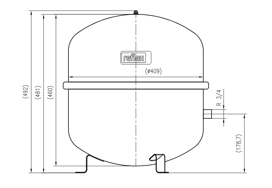 N 50 üretici teknik ölçü çizimi